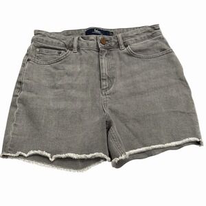Boden The Salcombe Shorts Light Gray Womens  Size 6/27 Raw Hem 4" Inseam